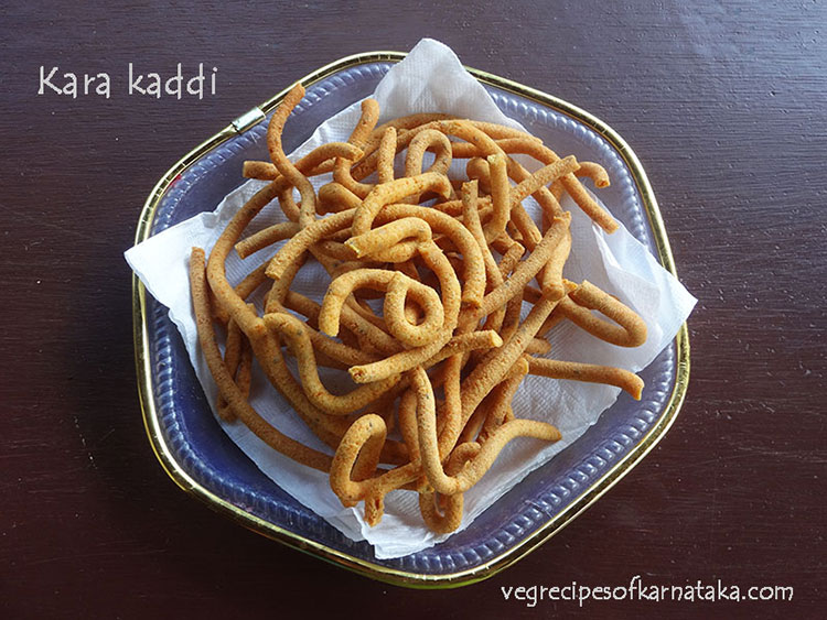 kara kaddi or khara sev recipe