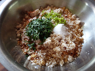 rice flour for kayi vade or akki hittu poori