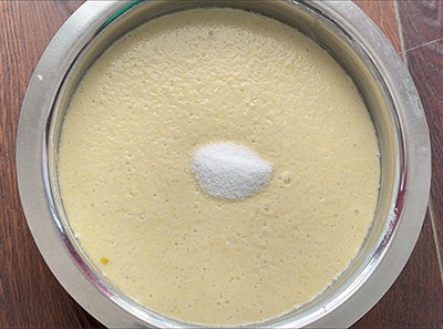 fermenting the batter for khaproli soft spongy dosa recipe