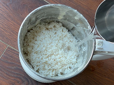 soaked rice for khaproli soft spongy dosa recipe