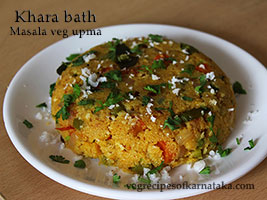 khara bath recipe