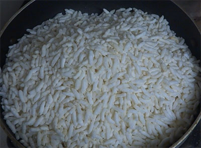 puffed rice for khara mandakki or mandakki chivda