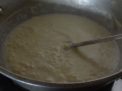 curdled milk for belgaum kunda or belgavi kunda