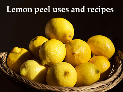 lemon peel recipes