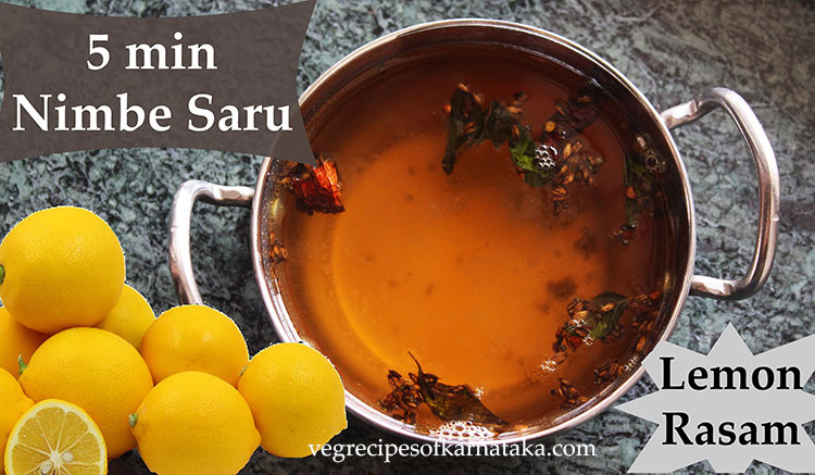 nimbe hannu saaru or simple lemon rasam