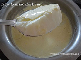 home made thick curd recipe