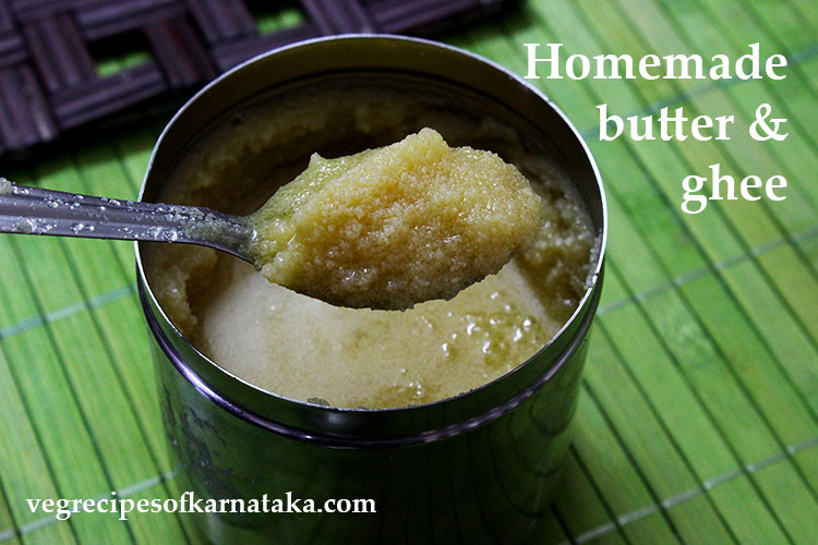 how to make butter and ghee at home