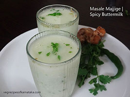 Spicy butter milk recipe