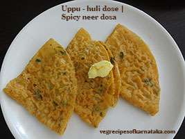 spicy or masale neer dosa