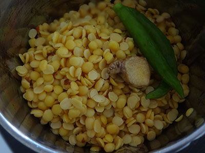 grind toor dal for matvadi palya or matawadi or matodi