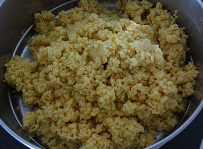 ground toor dal for matvadi palya or matawadi or matodi