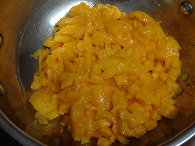 mango pulp for mavina hannina rasayana or seekarane