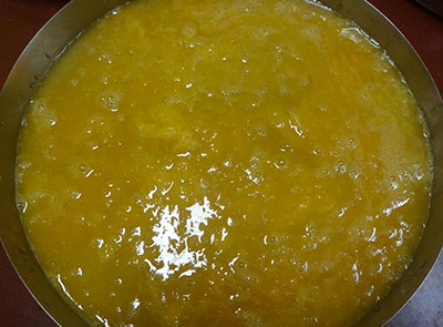 mango pulp for mavina hannina sasive or mango gravy