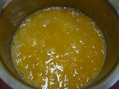 jaggery and mango pulp for mavina hannina sasive or mango gravy