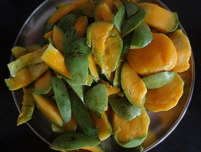 mangoes for mavina hannu palya or gojju