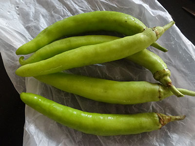 chilies used in davanagere menasinakai or mirchi bajji recipe