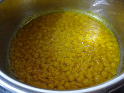 toor dal for mixed greens sambar or soppina huli saaru