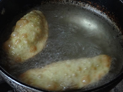 deep frying karigadubu