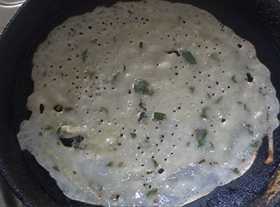 cooked mosaru dose or curd dosa recipe