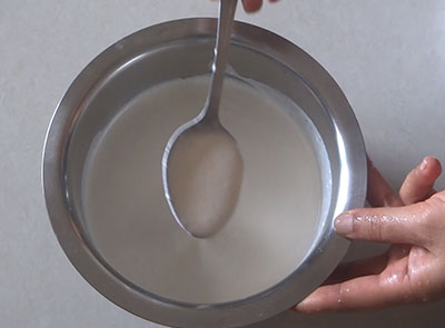 fermenting batter for mosaru dose or curd dosa recipe