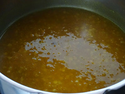 cook toor dal for mysuru tomato saaru or mysore rasam