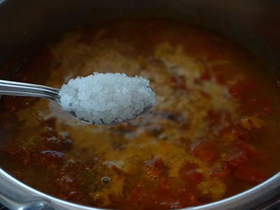 salt for mysuru tomato saaru or mysore rasam