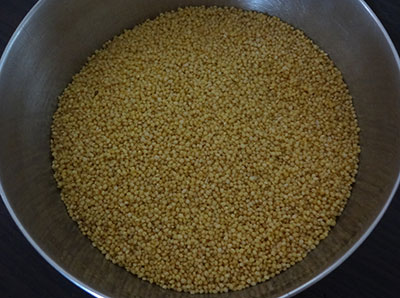 foxtail millet for navane uppittu or upuma