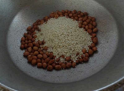 sesame seeds for shenga unde or nelagadale unde or peanut laddu