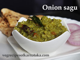 onion sagu recipe