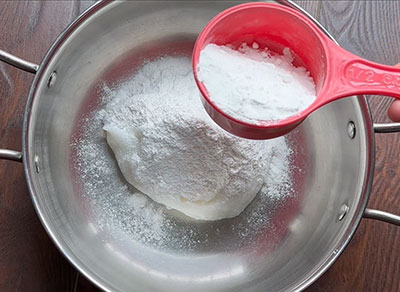 kneading dough for leftover rice ottu shavige recipe