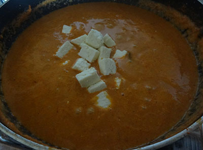 paneer cubes for paneer butter masala