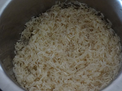basmati rice for peas pulao or matar pulao