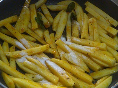 salt for potato upkari or batata talasani recipe