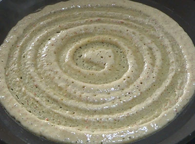 making dal dosa or protein rich breakfast