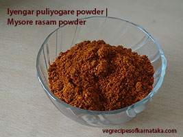 puliyogare powder recipe