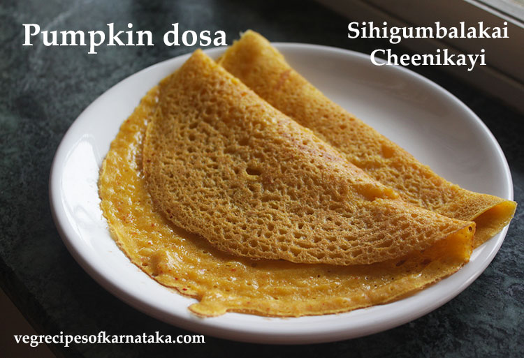 cheenikai dose or pumpkin dosa