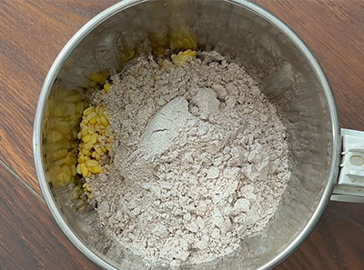 ragi flour for ragi hesaru bele or mung dal dosa