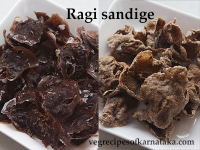 ragi sandige recipe