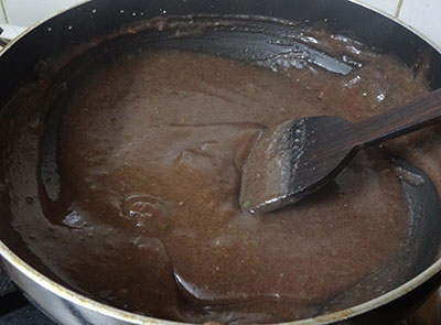 ragi porridge for ragi sandige or finger millet fryum