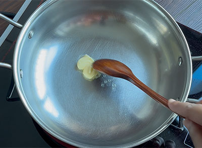 butter for ragi soup or finger millet recipe