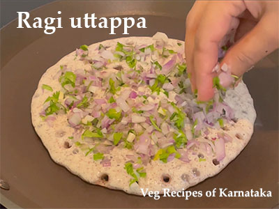 ragi uttappam recipe