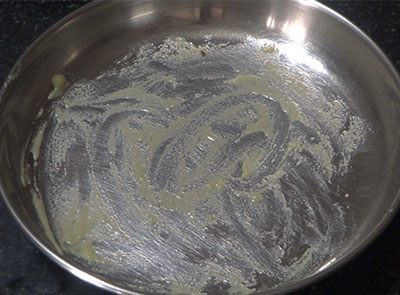 grease the plate for rave halbai or rava