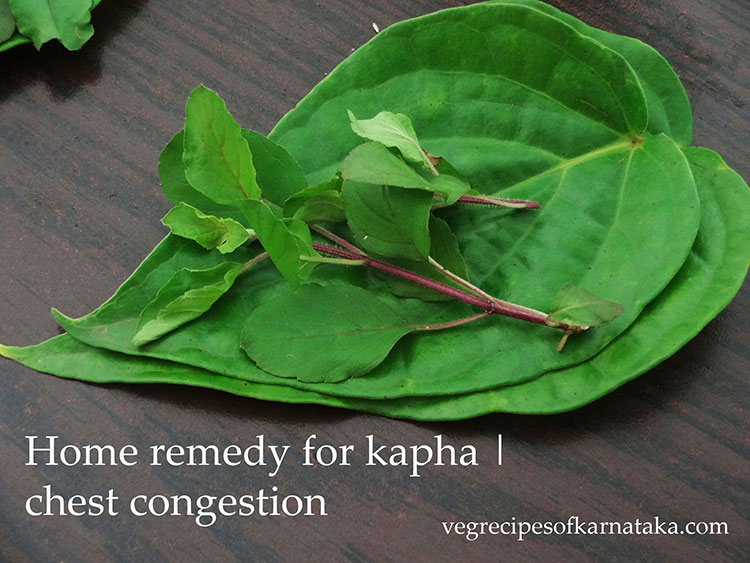home remedy for chest congestion, remedy for kapha in kids