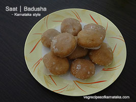 badusha or saat recipe