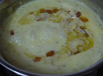 cashew, raisins and cardamom powder for sabakki payasa or sago kheer