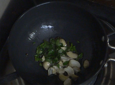 tempering for instant sabbakki idli or sabudana idli