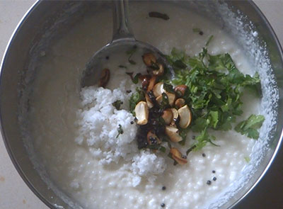 batter for instant sabbakki idli or sabudana idli