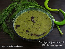 dill leaves rasam recipe