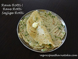 sajjige rotti or rave rotti