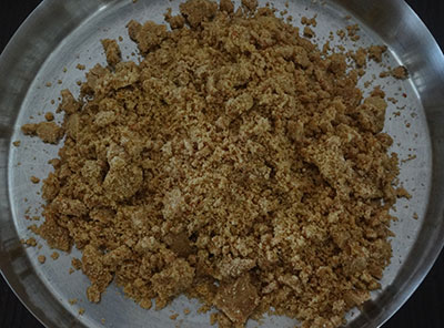 jaggery for wheat flour shenga holige or kadlekai obbattu
